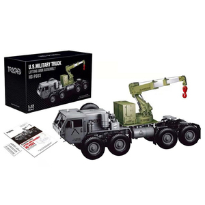 P803 RC Crane Lifting Arm Assembly KIT 1:12รีโมทคอนโทรลก่อสร้างรถบรรทุกทหาร8X8 <span class=keywords><strong>HG</strong></span> <span class=keywords><strong>P802</strong></span>อัพเกรด DIY อะไหล่ - Product Image 6