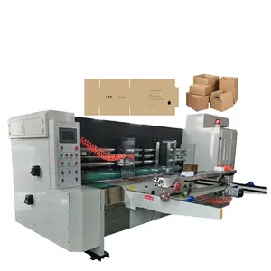 Rs4 Cardboard Box Rotary Slotter Machine Carton Slotting Creasing Semi Automatic