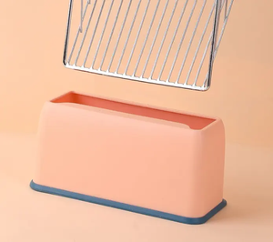 2024 vente en gros chat litière nettoyage manche en bois chat litière <span class=keywords><strong>Scoop</strong></span> et chat litière pelle support support - Product Image 5