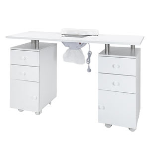 Laci meja kecantikan dan kuku kualitas tinggi furnitur salon disesuaikan meja rias meja kuku - Product Image 2