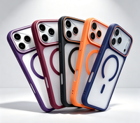 Coque de téléphone magnétique givrée multicolore très vendue pour iPhone 18 Pro Max, Fundas Para Celulares pour iPhone 15 Pro Max 16 17 18