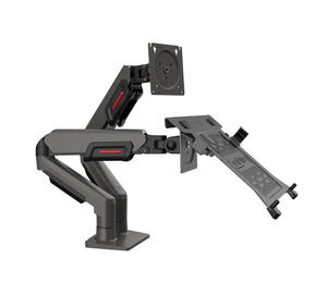 Soporte de Escritorio CN Original HKC KR51 de Doble Brazo para Monitor y Laptop, Capacidad de Carga 2×2-9KG, VESA 75/100mm, Elevación de 265mm, para Monitores de 17-32 Pulgadas - Product Image 4