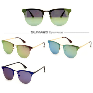 Nouvelles Lunettes de Soleil Rondes en Métal 2025 – Protection UV400, Design Tendance, Verres Multicolores pour Hommes et Femmes, Personnalisables avec Logo de Marque - Product Image 2