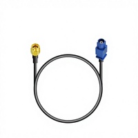 Câble Pigtail GPS Fakra C-Male/SMA Male en Cuivre Toronné RG174 30cm/11.8in pour Systèmes de Suivi et de Navigation DVR Automobile