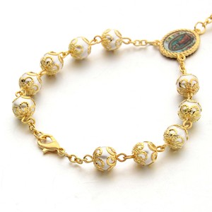 2024 Komi สร้อยข้อมือไข่มุกแก้วสำหรับเด็กผู้หญิงสร้อยข้อมือลูกประคำสำหรับงานแต่งงาน - Product Image 3