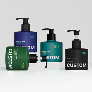 Tùy Chỉnh 300Ml Trắng Nhựa Dầu Gội Đầu Bơm Chai Rỗng Vòng Cơ Thể Rửa Chai Với Vàng Bơm Cap - Product Image 6