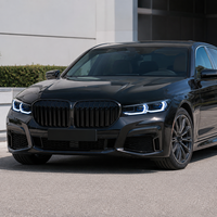 Ensemble de phares LED BK pour BMW Série 7 2016-2018, double couleur DRL, style laser, projecteur, plug and play