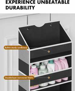 6 <b>Shelf</b> Over Door Organizer 50LB Load Behind Storage Hanging Over the Door Organizer - Product Image 3