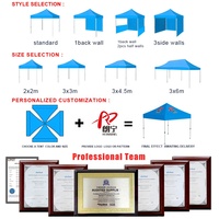 Gazebo Bâche de remplacement anti-soleil anti-pluie pour sports d'extérieur Accessoires de camping 10x10 10x20 Couverture supérieure pliante