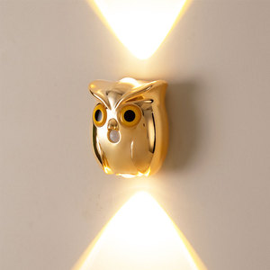Intelligent Induction Owl Night <b>Light</b> No Wiring Magnetic Suction Rechargeable for Hallway - Product Image 3