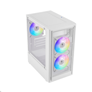 Le plus récent boîtier de jeu d'ordinateur PC <span class=keywords><strong>blanc</strong></span> d'armoire de tour moyenne châssis de Gamer de bureau MATX - Product Image 2