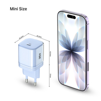 Adaptateurs de chargeur rapide USB-C portables Tommox 35 W, chargeur mobile multifonction type C en cristal pour téléphone portable