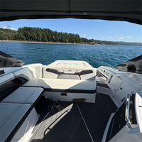 Plateforme de bain Monterey 328SS 2017, tapis de cockpit, revêtement de pont en mousse EVA imitation teck, SeaDek MarineMat Gatorstep, auto-adhésif