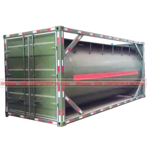 ASME Standard Liquid GAS T50 T75 ISO Tank Container 20Feet Storage Tanker Container Whastapp +8615897603919