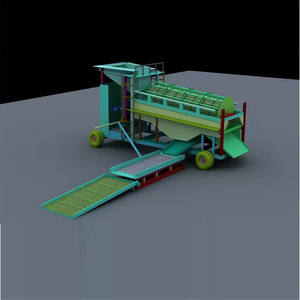 पोर्टेबल मोबाइल सोना प्रसंस्करण संयंत्र मोबाइल सिलेंडर रोटरी Trommel ड्रम चलनी स्क्रीन जुदाई सोने मशीन - Product Image 1