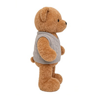Ours en peluche de haute qualité, nouveau design 2026, ours en peluche marron mignon, vente en gros