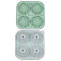 Moule à glaçons créatif en silicone en forme de ballon de sport, grand plateau à glaçons ronds pour cocktails, whisky, accessoires de bar à domicile