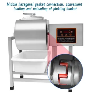 Commercial KFC Kitchen Vacuum Meat Marinating Machine Stainless Steel Chicken Beef Pork Marinator