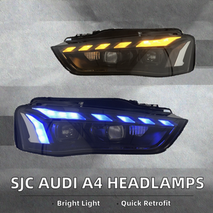 SJC nuevo diseño 6000K faros delanteros y luces de conducción antiniebla piezas automotrices para Audi A4 B8.5 B9.5 2012-2015 para AUDI A4 - Product Image 3