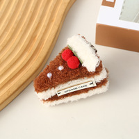 Airongle Pendentif Épingle à Cheveux en Peluche en Forme de Gâteau, Remplissage Coton PP, Style Ins, Unisexe, Cœur, Polyvalent, Thème Thé de l'Après-midi et Desserts Mignons