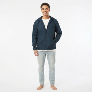 Chaquetas deportivas ligeras e impermeables para hombre, cortavientos personalizado con cremallera, chaqueta de lluvia fina y hermética de poliéster - Product Image 1
