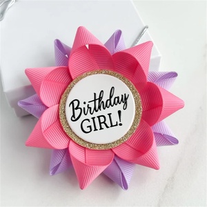 CUSTOM 1/2/3/4/5/6/7/8/9 anni spilla compleanno bambino buon compleanno spilla bambini accessori boutique - Product Image 5