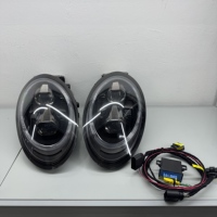 Pour Porsche 911 : Ensemble de phares 991 modifiés et améliorés, yeux de poisson noircis, ensemble de phares 991.2, feux arrière