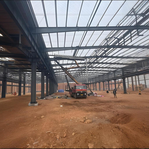 Hiện Đại Hai Tầng Kết Cấu Thép Kho Lạnh Kho Chống Cháy Không Thấm Nước Nhanh Chóng Cài Đặt Chi Phí Hiệu Quả Nhà Để Xe Nhà Kho Hội Thảo - Product Image 3