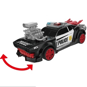 ABS bền Điều khiển từ xa đua xe với pin sạc hiệu ứng âm thanh Nhịp độ nhanh 4WD trôi RC xe cảnh sát cho đua - Product Image 5