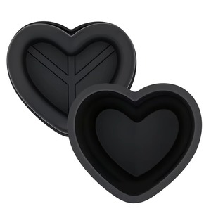 valentines day heart <b>silicone</b> cake mold LFGB platinum grade non stick BPA free mousse cake <b>baking</b> mold - Product Image 3