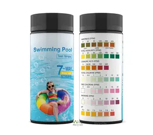 2023 Hot Selling 7 In 1 Hardness Ph Pool Water Test Kits Swimming Pool Water Test Strips