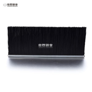 Brosse pour <span class=keywords><strong>porte</strong></span> coulissante <span class=keywords><strong>Porte</strong></span> et fenêtre Brosse à bande d'étanchéité Pile supérieure en laine Wea Arrêt de <span class=keywords><strong>porte</strong></span> magnétique Nickel brossé - Product Image 2