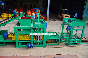 QT4-18 xây dựng xây dựng tự động không nung gạch Máy xi măng gạch rỗng khối hình thành máy - Product Image 4