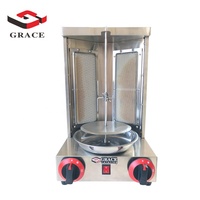 Machine à fabriquer des produits carnés de table GRACE, churrasco, dinde, kebab, grill, machine à fabriquer du poulet shawarma au gaz