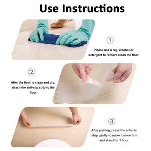 2*20cm Bandes antidérapantes adhésives pour salle de bain, douche, escaliers, bateaux, baignoire, sécurité, 24 pièces - Product Image 4