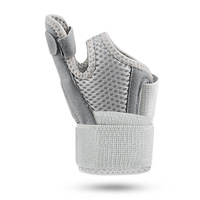 Soporte deportivo para pulgar con correa de muñeca transpirable, protector de vaina de tendón y articulación de pulgar, equipo de protección de compresión de Velcro