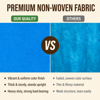 Sac fourre-tout personnalisé en non-tissé recyclé, réutilisable, pliable, avec logo, imperméable, écologique, pour courses, vente en gros