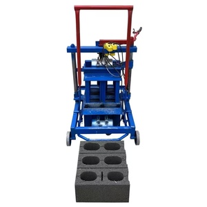 เครื่องขึ้นรูปบล็อกแบบสั่นสะเทือนกึ่งอัตโนมัติ Hrd Engine พร้อมตลับลูกปืนและแม่พิมพ์ - ใช้งานง่าย - Product Image 1