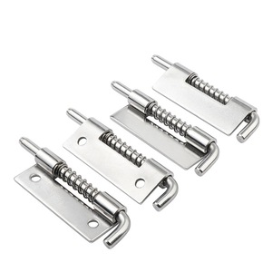 304 Stainless Steel Spring Solid Pin F Type Industrial Door Bolt Metal Cabinet Lock Self Springing - Product Image 3