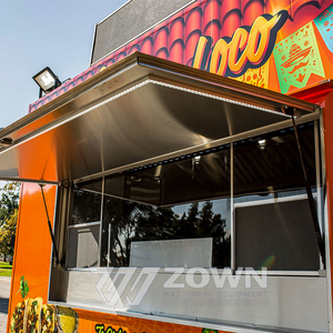 Custom Stainless Steel Food Truck Trailer Concession Trailer for Hamburger Pizza <b>BBQ</b> - Product Image 4