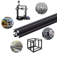 Profils d'extrusion en aluminium industriels personnalisés 2020 2040 4040 4080 6060 8080 Cadres