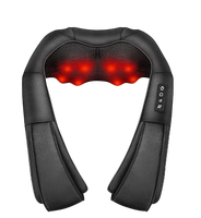 Masseur électrique shiatsu promotionnel pour le corps entier avec fonction de pétrissage et chaleur pour le cou et les épaules, appareil apaisant pour les épaules et le dos