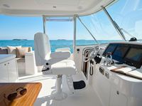 Siège de capitaine de bateau pliable en cuir PU, chaise de pilote marine avec support ergonomique et piédestal pour yacht, ponton, usage commercial maritime