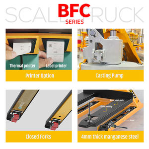 Produttore professionale di sollevamento a mano transpallet scala di peso migliore <span class=keywords><strong>Pallet</strong></span> Jack con scala a mano transpallet con scala di pesatura - Product Image 4