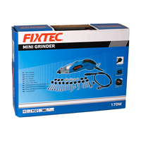 FIXTEC Kit d'outils rotatifs 170W, perceuse multifonction portable, outil rotatif avec mini-meuleuse électrique, accessoires en vente