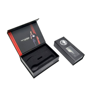 Màu đen sang trọng các tông Hộp Quà Tặng xốp đóng cửa từ tính cho bao bì quần áo-cho chai nước hoa dao thủy tinh-Matt cán - Product Image 4