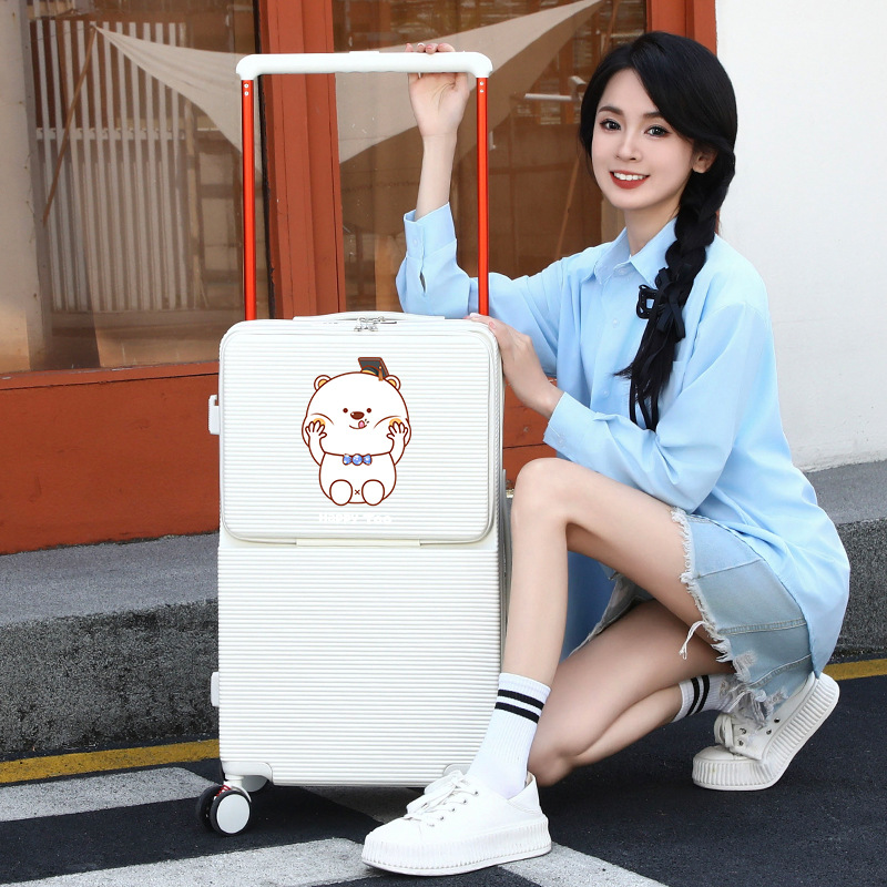 9666 plus cute Q bear, white