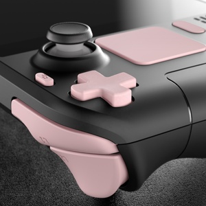 EXtremeRate ปุ่มเปลี่ยนสำหรับ Steam Deck แบบกำหนดเองสีชมพูครบชุดสำหรับคอนโซลพกพาจอ LCD - Product Image 4