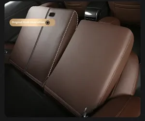 Housse de siège avant et arrière en cuir véritable de luxe, sur mesure, pour Tesla Model 3 2019-2022 - Product Image 6