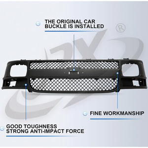 Rejilla de Parachoques Delantero Chevrolet, Plástico ABS, Repuesto para Silverado 2003-2006 - Product Image 3
